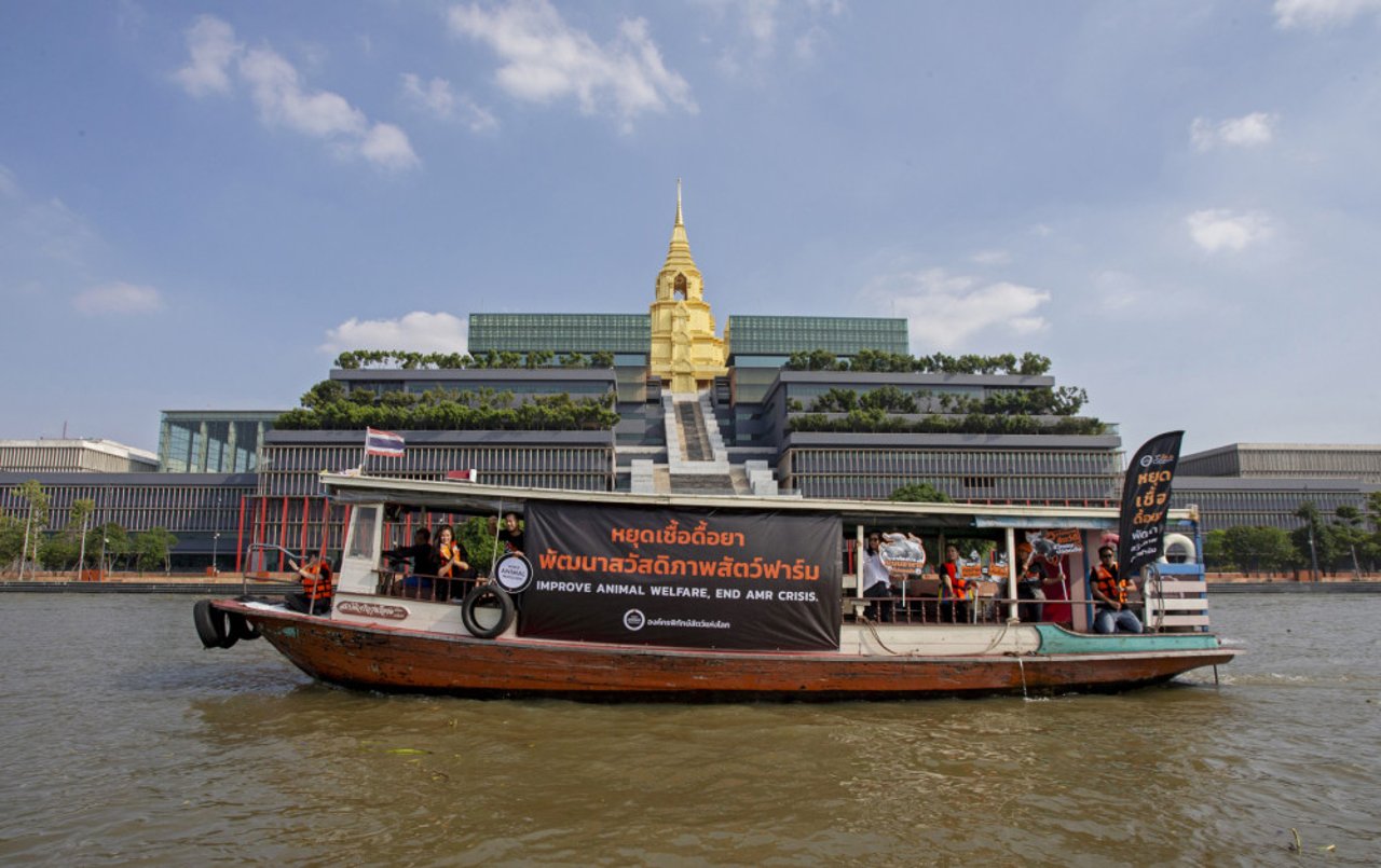 AMR Protest at Chaopraya River